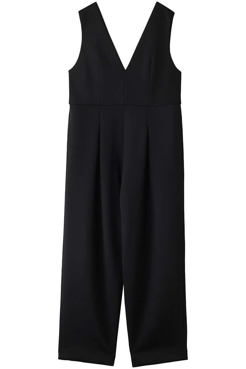 【デザイン ワークス/DESIGN WORKS】のポリエステルストレッチダンボールオールインワン 人気、トレンドファッション・服の通販 founy(ファニー) ファッション Fashion レディースファッション Fashion for Women パンツ Pants & Trousers ハイネック High Neck, Mock Neck other-1|ID: prp329100004356175 ipo3291000000035690919