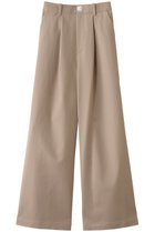 【ナゴンスタンス/nagonstans】のダブルクロスストレッチ タック PT/パンツ 人気、トレンドファッション・服の通販 founy(ファニー) ファッション Fashion レディースファッション Fashion for Women パンツ Pants & Trousers ワイド Wide, Wide Fit thumbnail Sand|ID: prp329100004356181 ipo3291000000032932055