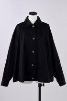 【ナゴンスタンス/nagonstans】の【2/1 12:00販売開始】ダブルクロスストレッチ フレアJK/ジャケット Black|ID:prp329100004356182