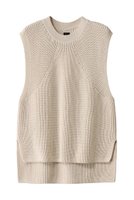 【バトナー/BATONER】のシグネチャークルーネックベスト 人気、トレンドファッション・服の通販 founy(ファニー) ファッション Fashion レディースファッション Fashion for Women トップス・カットソー Cut & Sew Tops ニット Knit Tops & Sweaters ベスト&ジレ / 重ね着スタイル Vests & Gilets カジュアルプルオーバー・ニットトップス Pullovers & Knit Tops / Casual Pullovers シンプル Simple, Minimal ベスト Vest, Waistcoat ミドル Middle Length, Mid Height |ID:prp329100004356190