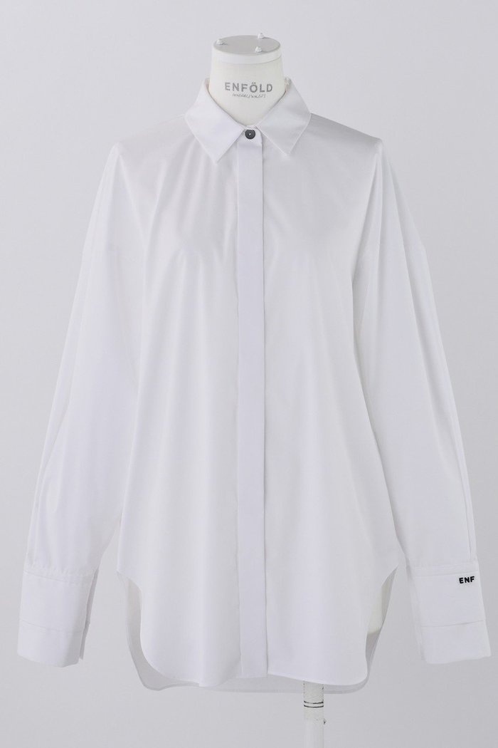 【エンフォルド/ENFOLD】のC/PEブロード レイヤードカフス SH/シャツ インテリア・キッズ・メンズ・レディースファッション・服の通販 founy(ファニー) https://founy.com/ ファッション Fashion レディースファッション Fashion for Women トップス・カットソー Cut & Sew Tops シャツ・ブラウス・オフィスカジュアル Elegant Blouses & Button-Ups スリーブ Sleeve, Long Sleeve / Short Sleeve ブロード Broadcloth, Fine Cotton ベーシック Basic, Essential ヨーク Yoke, Yoke Design ロング Long, Long-Length |ID: prp329100004356199 ipo3291000000036397595