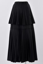 【エンフォルド/ENFOLD】のSOLOTEXサテン プリーツ SK/スカート ブラック|ID: prp329100004356202 ipo3291000000035936607