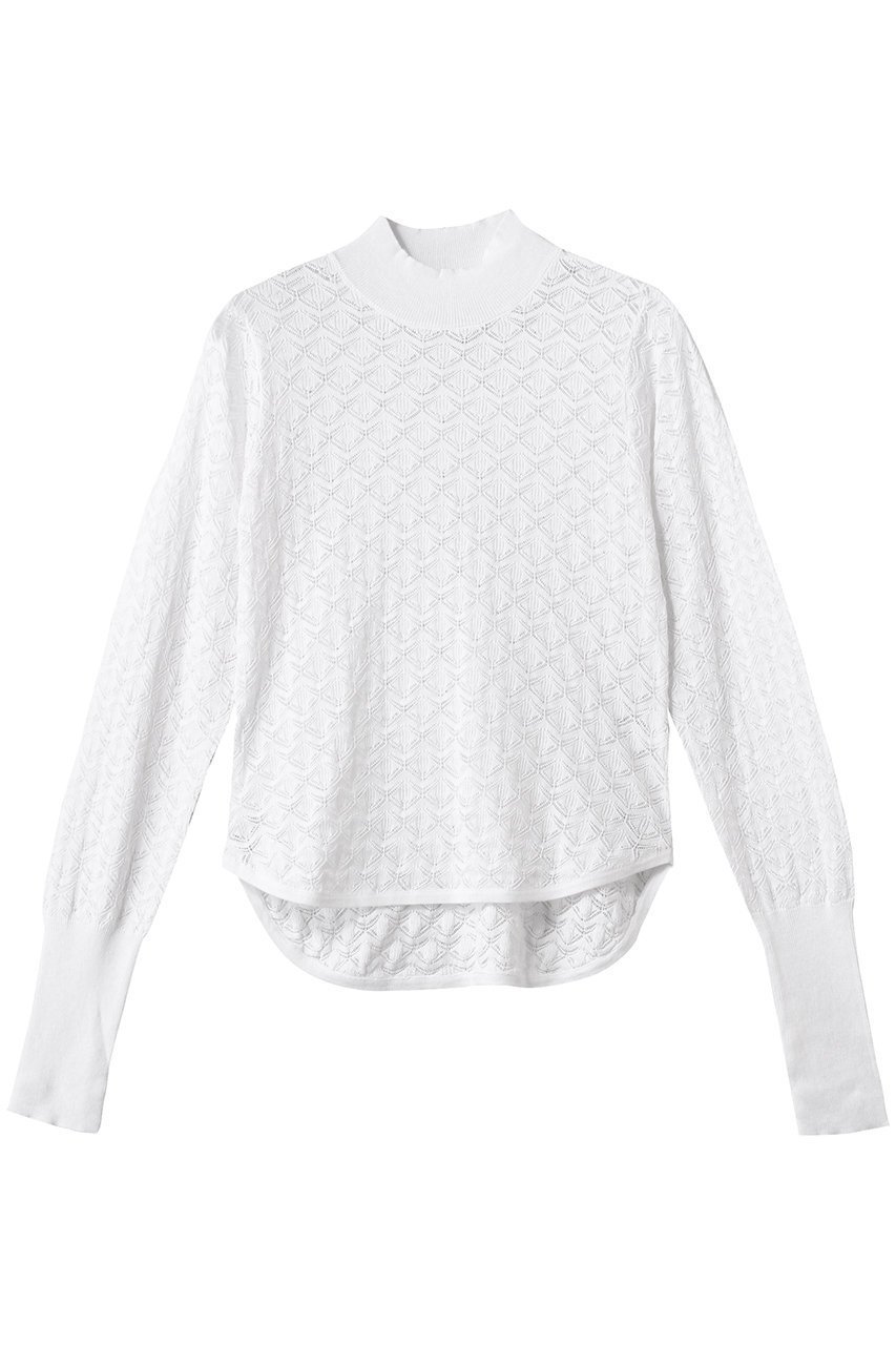 【スリー ドッツ/three dots】のコットンシルク レーストップス インテリア・キッズ・メンズ・レディースファッション・服の通販 founy(ファニー) 　ファッション　Fashion　レディースファッション　Fashion for Women　トップス・カットソー　Cut & Sew Tops　シャツ・ブラウス・オフィスカジュアル　Elegant Blouses & Button-Ups　ロングTシャツ・Tシャツ　Longline T-Shirts & Tees　カットソー・ベーシックTシャツ　Cut-and-Sewn Tops / Stretch Tees & Basics　なめらか　Smooth, Silky Texture　エレガント 上品　Elegant　シルク　Silk, 100% Silk　シンプル　Simple, Minimal　スリーブ　Sleeve, Long Sleeve / Short Sleeve　レース　Lace, Lace Fabric　ロング　Long, Long-Length　ホワイト|ID: prp329100004356205 ipo3291000000032882686