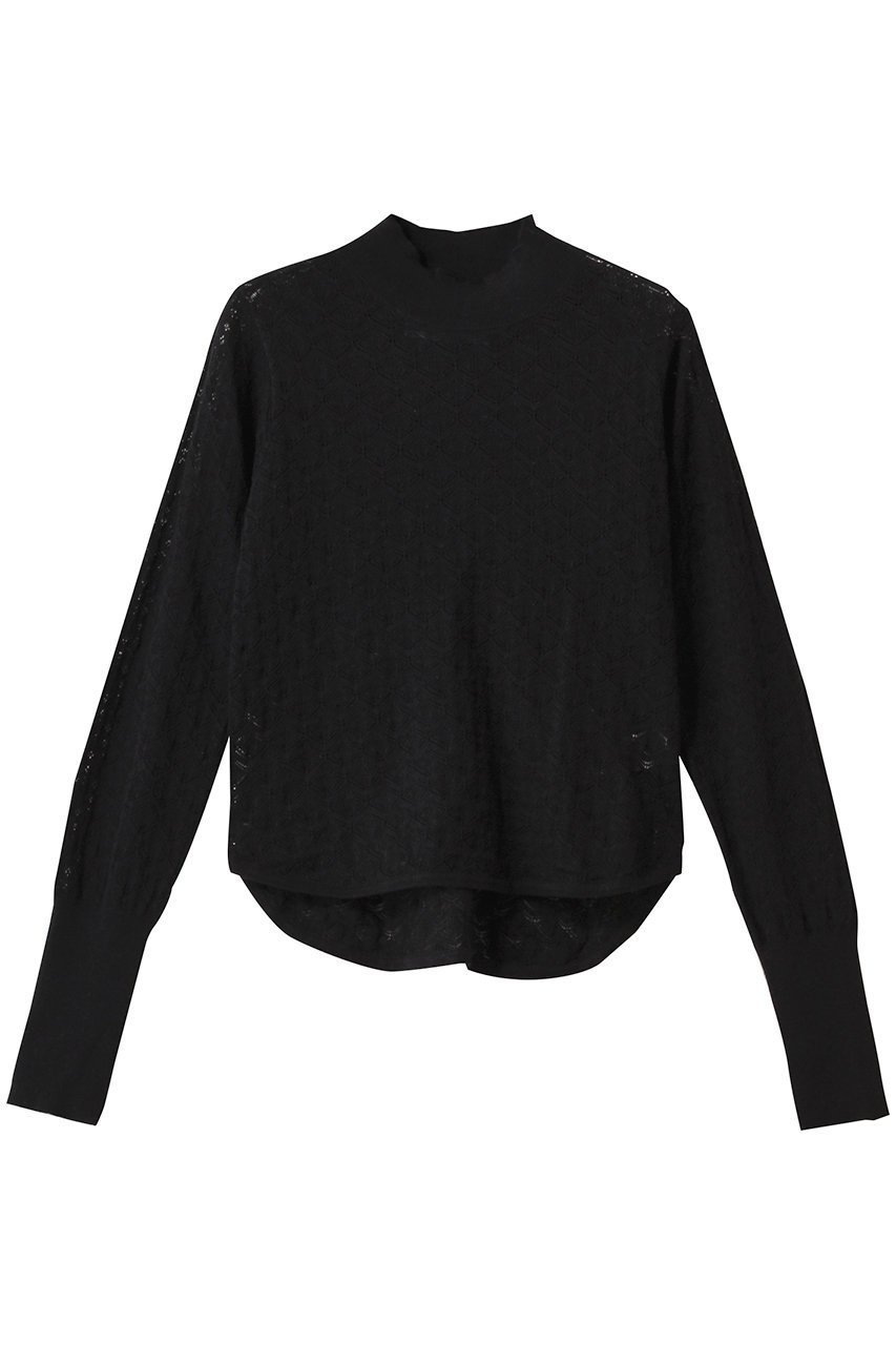 【スリー ドッツ/three dots】のコットンシルク レーストップス インテリア・キッズ・メンズ・レディースファッション・服の通販 founy(ファニー) 　ファッション　Fashion　レディースファッション　Fashion for Women　トップス・カットソー　Cut & Sew Tops　シャツ・ブラウス・オフィスカジュアル　Elegant Blouses & Button-Ups　ロングTシャツ・Tシャツ　Longline T-Shirts & Tees　カットソー・ベーシックTシャツ　Cut-and-Sewn Tops / Stretch Tees & Basics　なめらか　Smooth, Silky Texture　エレガント 上品　Elegant　シルク　Silk, 100% Silk　シンプル　Simple, Minimal　スリーブ　Sleeve, Long Sleeve / Short Sleeve　レース　Lace, Lace Fabric　ロング　Long, Long-Length　ブラック|ID: prp329100004356205 ipo3291000000032882688