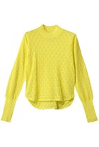【スリー ドッツ/three dots】のコットンシルク レーストップス イエロー|ID: prp329100004356205 ipo3291000000032882698
