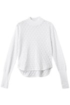 【スリー ドッツ/three dots】のコットンシルク レーストップス ホワイト|ID: prp329100004356205 ipo3291000000035061249