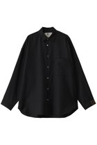 【メゾンスペシャル/MAISON SPECIAL】の【UNISEX】72/2 4色シャンブレーウールシャツ BLK(ブラック)|ID: prp329100004356206 ipo3291000000030438282