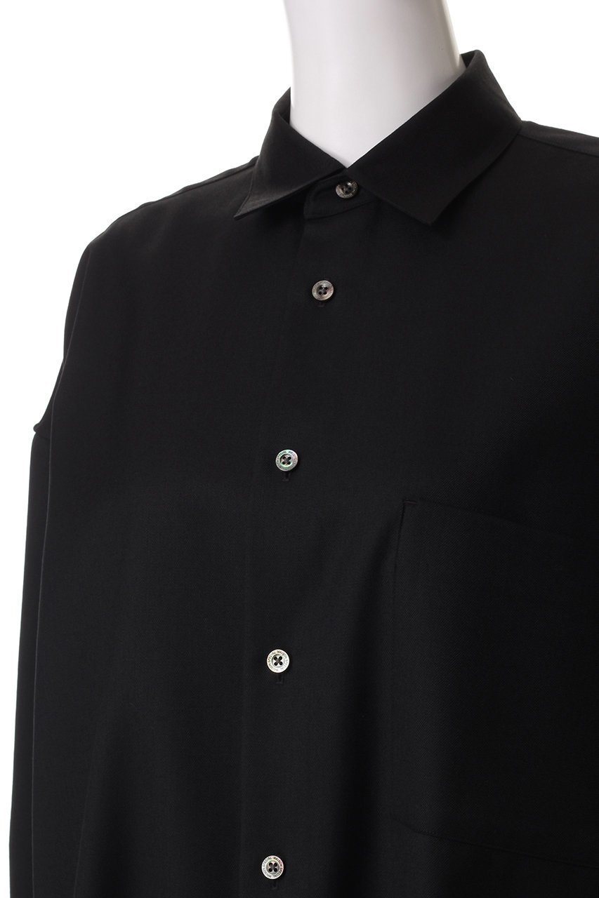 【メゾンスペシャル/MAISON SPECIAL】の【UNISEX】72/2 4色シャンブレーウールシャツ 人気、トレンドファッション・服の通販 founy(ファニー) 　ファッション　Fashion　レディースファッション　Fashion for Women　トップス・カットソー　Cut & Sew Tops　シャツ・ブラウス・オフィスカジュアル　Elegant Blouses & Button-Ups　ユニセックス　Unisex, Genderless　シンプル　Simple, Minimal　スリーブ　Sleeve, Long Sleeve / Short Sleeve　ロング　Long, Long-Length　軽量　Lightweight, Ultra Light　other-5|ID: prp329100004356206 ipo3291000000035822977