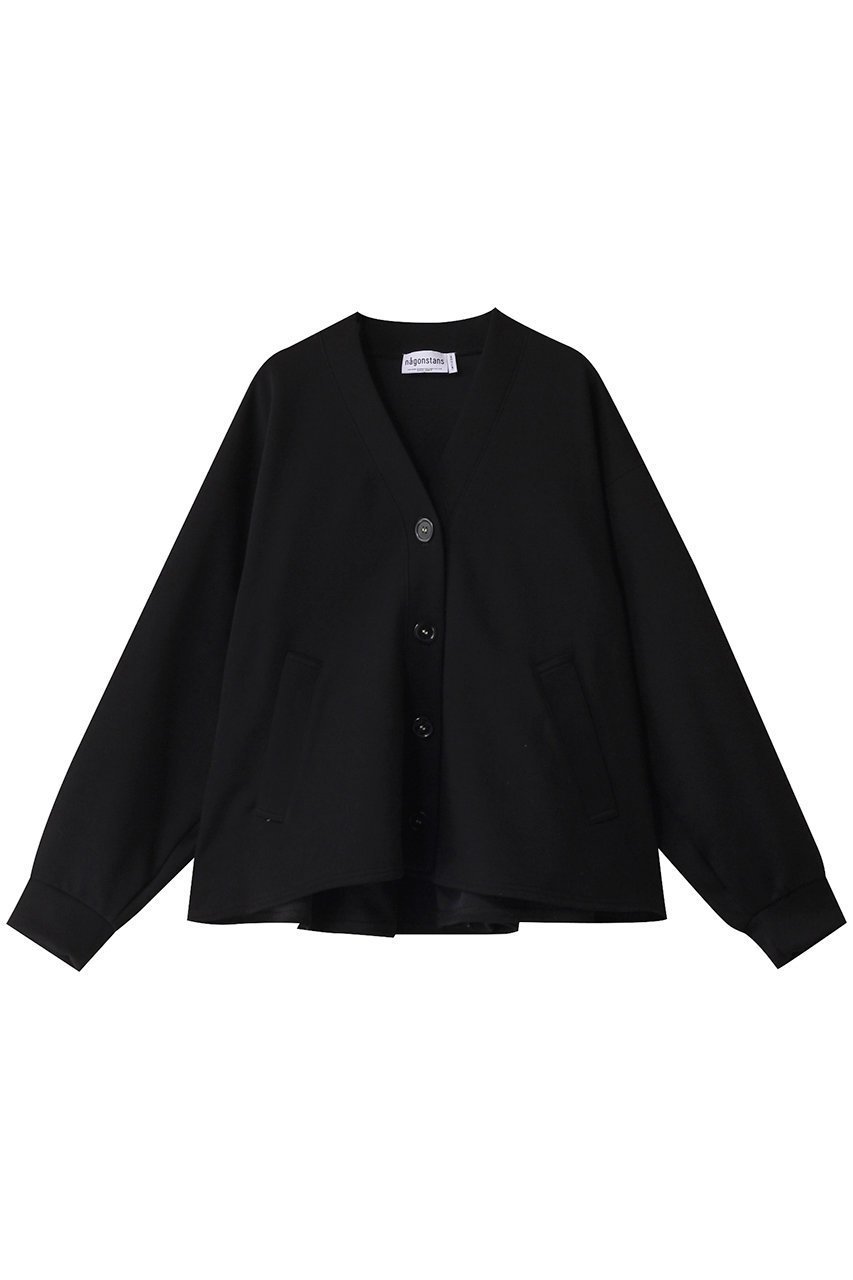 【ナゴンスタンス/nagonstans】のダンボール Back Flare C/D カーディガン インテリア・キッズ・メンズ・レディースファッション・服の通販 founy(ファニー) 　ファッション　Fashion　レディースファッション　Fashion for Women　トップス・カットソー　Cut & Sew Tops　カーディガン・羽織り　Layered Style Cardigans　シャツ・ブラウス・オフィスカジュアル　Elegant Blouses & Button-Ups　ロングTシャツ・Tシャツ　Longline T-Shirts & Tees　カットソー・ベーシックTシャツ　Cut-and-Sewn Tops / Stretch Tees & Basics　カーディガン　Cardigan, Knitwear　フレア　Flare, Flared　エレガント 上品　Elegant　Black|ID: prp329100004356226 ipo3291000000035693197