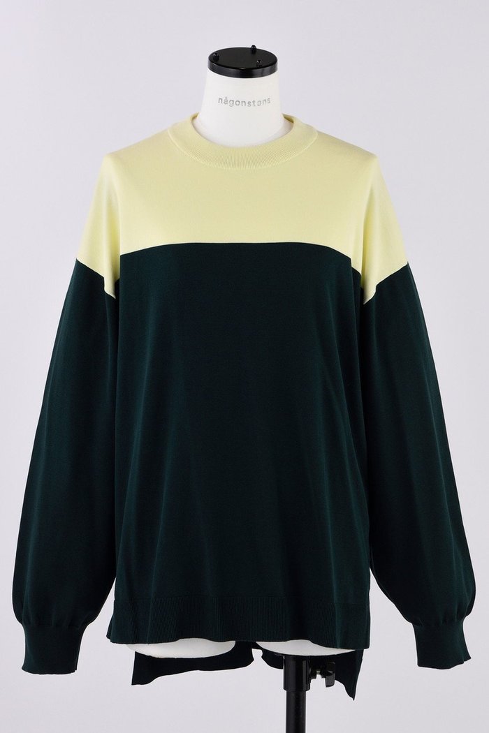 【ナゴンスタンス/nagonstans】のBi-color P.O/プルオーバー インテリア・キッズ・メンズ・レディースファッション・服の通販 founy(ファニー) https://founy.com/ ファッション Fashion レディースファッション WOMEN トップス・カットソー Tops/Tshirt シャツ/ブラウス Shirts/Blouses ロング / Tシャツ T-Shirts プルオーバー Pullover カットソー Cut and Sewn スリット Slit スリーブ Sleeve ルーズ Loose ロング Long |ID: prp329100004356228 ipo3291000000030438332