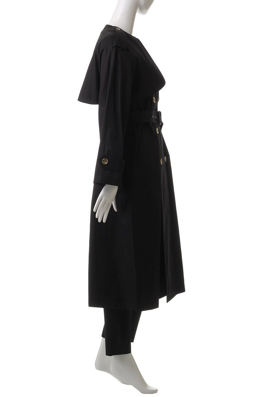 【ヒューエルミュージアム/hueLe Museum】の【STUMBLY】No Collar Trench Coat 人気、トレンドファッション・服の通販 founy(ファニー) 　ファッション　Fashion　レディースファッション　Fashion for Women　アウター　Coat / Outerwear Collection　コート・ロングコート・ピーコート　Long Coats, Peacoats & More　トレンチコート / 春秋の定番アウター　Trench Coats　シンプル　Simple, Minimal　ダブル　Double, Double-Breasted　フォーマル　Formal, Dressy　ロング　Long, Long-Length　エレガント 上品　Elegant　春　Spring　秋　Autumn　other-3|ID: prp329100004356235 ipo3291000000032936925