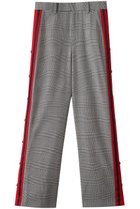 【ヒューエルミュージアム/hueLe Museum】の【STUMBLY】Side Line Combination Pants グレー|ID: prp329100004356236 ipo3291000000032944930