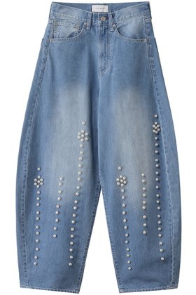 【ヒューエルミュージアム/hueLe Museum】 【STUMBLY】Curvy Denim w/Pearl人気、トレンドファッション・服の通販 founy(ファニー) ファッション Fashion レディースファッション Fashion for Women パンツ Pants & Trousers デニムパンツ・ジーンズ・美脚デニム Denim Jeans & Pants おすすめ Recommended / Our Picks シンプル Simple, Minimal デニム Denim, Jeans Material パール Pearl, Pearl Accent |ID:prp329100004356237
