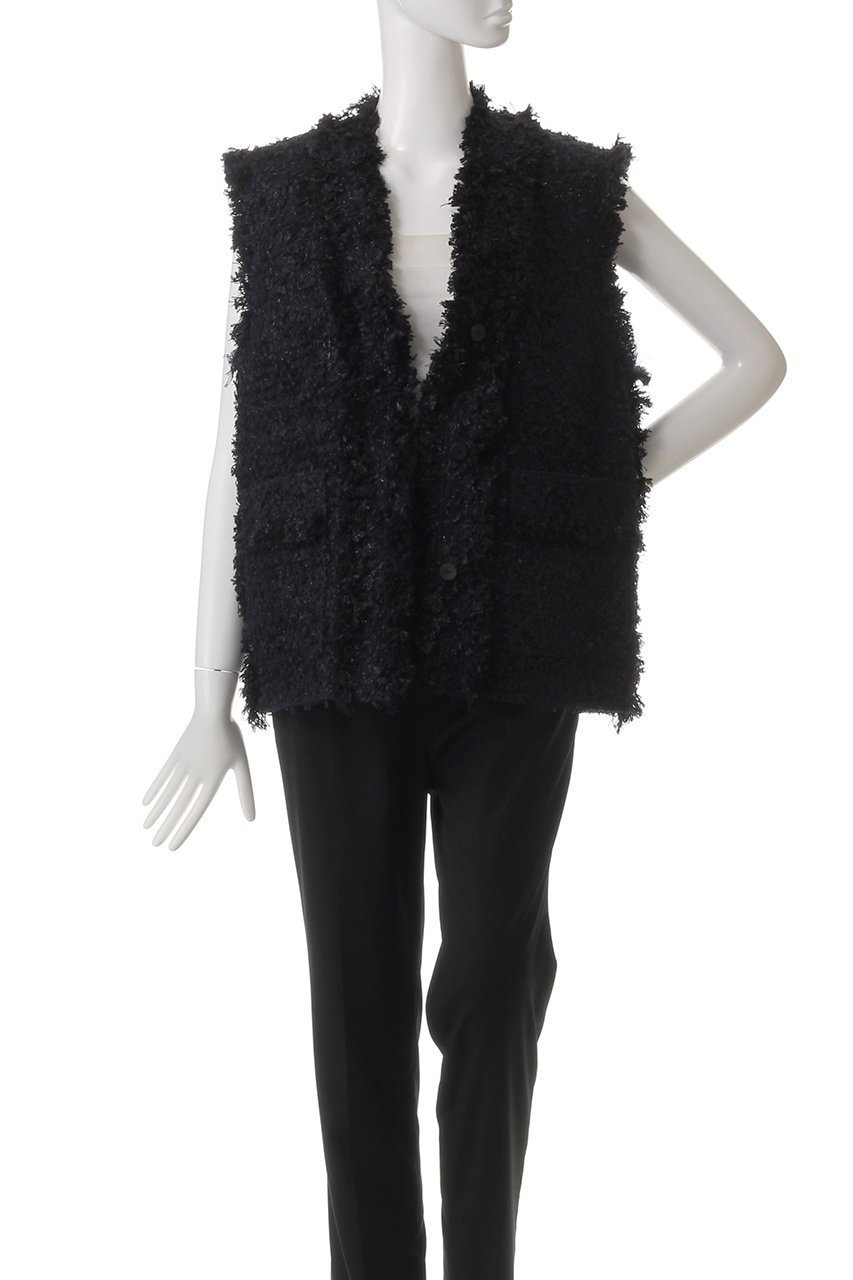 【デパリエ/DEPAREILLE】のラメツイードジレ 人気、トレンドファッション・服の通販 founy(ファニー) ファッション Fashion レディースファッション Fashion for Women アウター Coat / Outerwear Collection レディースジャケット・軽アウター Jackets ジャケット Jacket, Outerwear ツイード Twill, Twill Weave フォーマル Formal, Dressy フロント Front, Front Design ベスト Vest, Waistcoat ポケット Pocket, Pocket Detail エレガント 上品 Elegant other-7|ID: prp329100004356239 ipo3291000000032959342