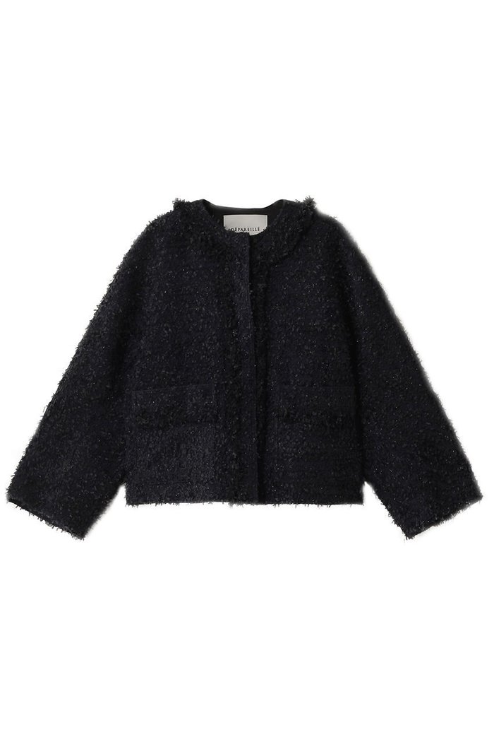 【デパリエ/DEPAREILLE】のラメツイードジャケット インテリア・キッズ・メンズ・レディースファッション・服の通販 founy(ファウニー) https://founy.com/ ファッション Fashion レディースファッション Fashion for Women アウター Coat / Outerwear Collection レディースジャケット・軽アウター Jackets シンプル Simple, Minimal ジャケット Jacket, Outerwear ツイード Twill, Twill Weave リラックス Relax, Relaxed Fit エレガント 上品 Elegant |ID: prp329100004356240 ipo3291000000036828500
