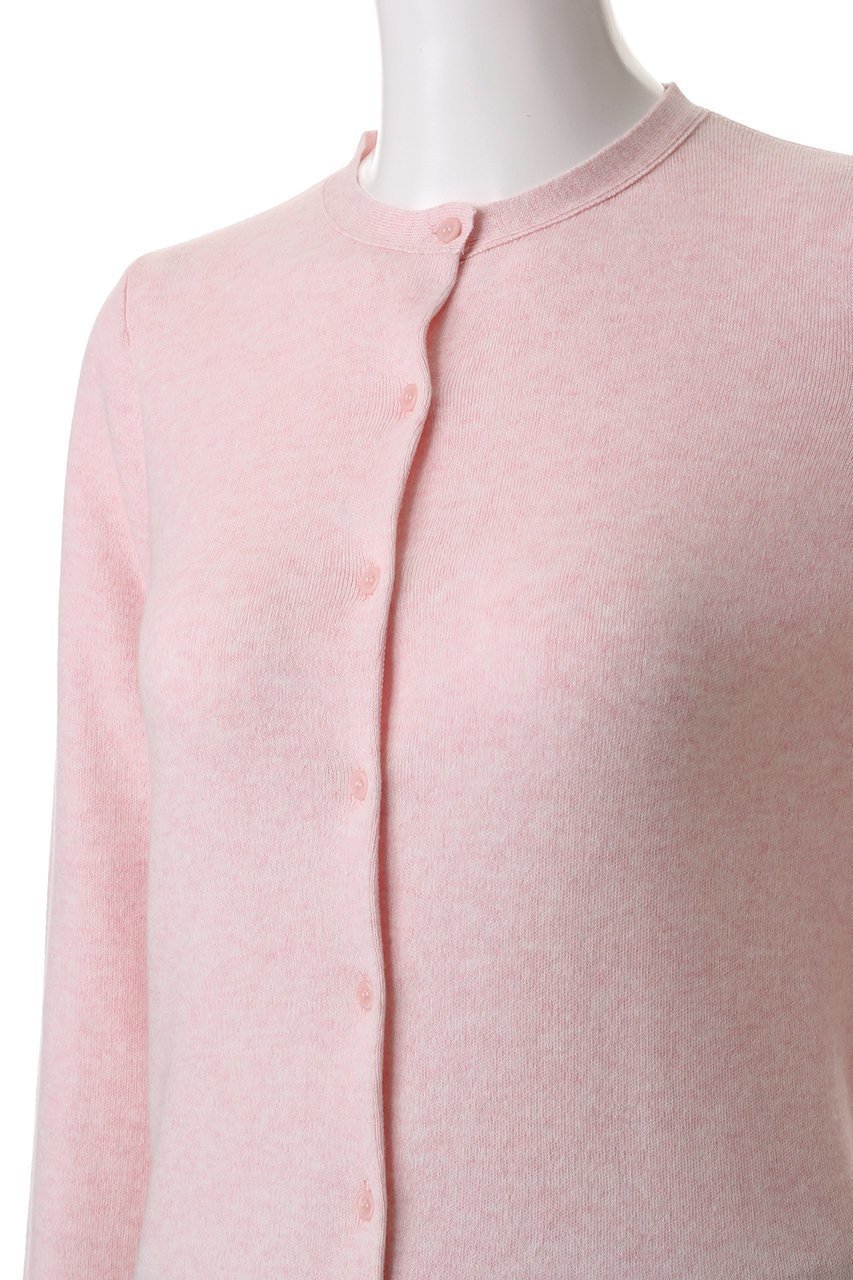 【スリー ドッツ/three dots】のコットンメランジ クルーネックカーディガン 人気、トレンドファッション・服の通販 founy(ファニー) 　ファッション　Fashion　レディースファッション　Fashion for Women　トップス・カットソー　Cut & Sew Tops　ニット　Knit Tops & Sweaters　カーディガン・羽織り　Layered Style Cardigans　カーディガン　Cardigan, Knitwear　シンプル　Simple, Minimal　定番　Standard, Basic Item　春　Spring　other-5|ID: prp329100004356241 ipo3291000000032934010