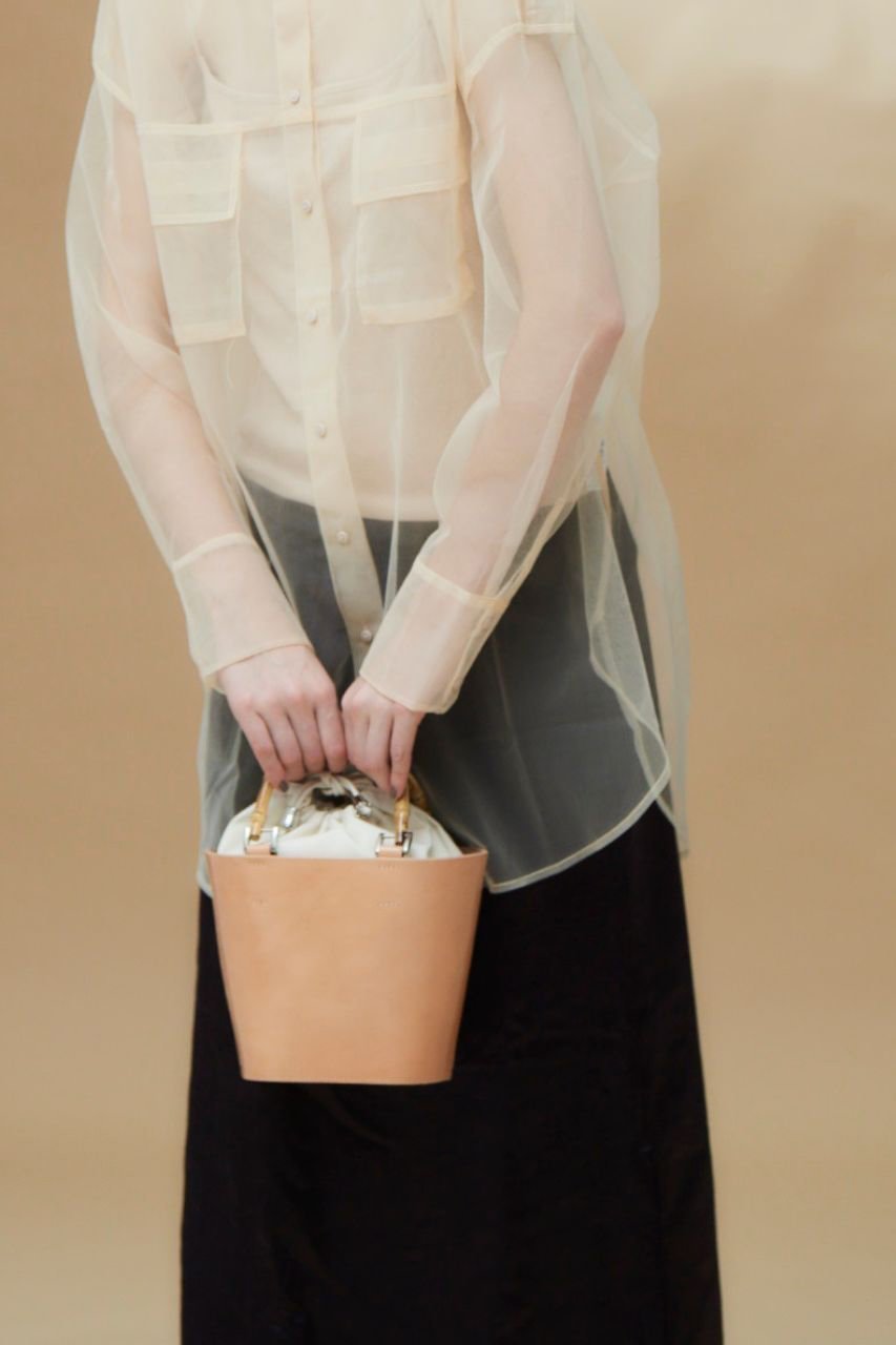 【エジュー/ajew】のTAN leather basket 大人の最旬トレンドファッション＆コーディネート founy(ファウニー) 　ファッション　Fashion　レディースファッション　Fashion for Women　バッグ　Bags　コンパクト　Compact, Small Size　ドッキング　Docking, Mixed Material　巾着　Drawstring Bag, Kinchaku　財布　Wallet, Purse　other-2|ID: prp329100004356245 ipo3291000000036926964