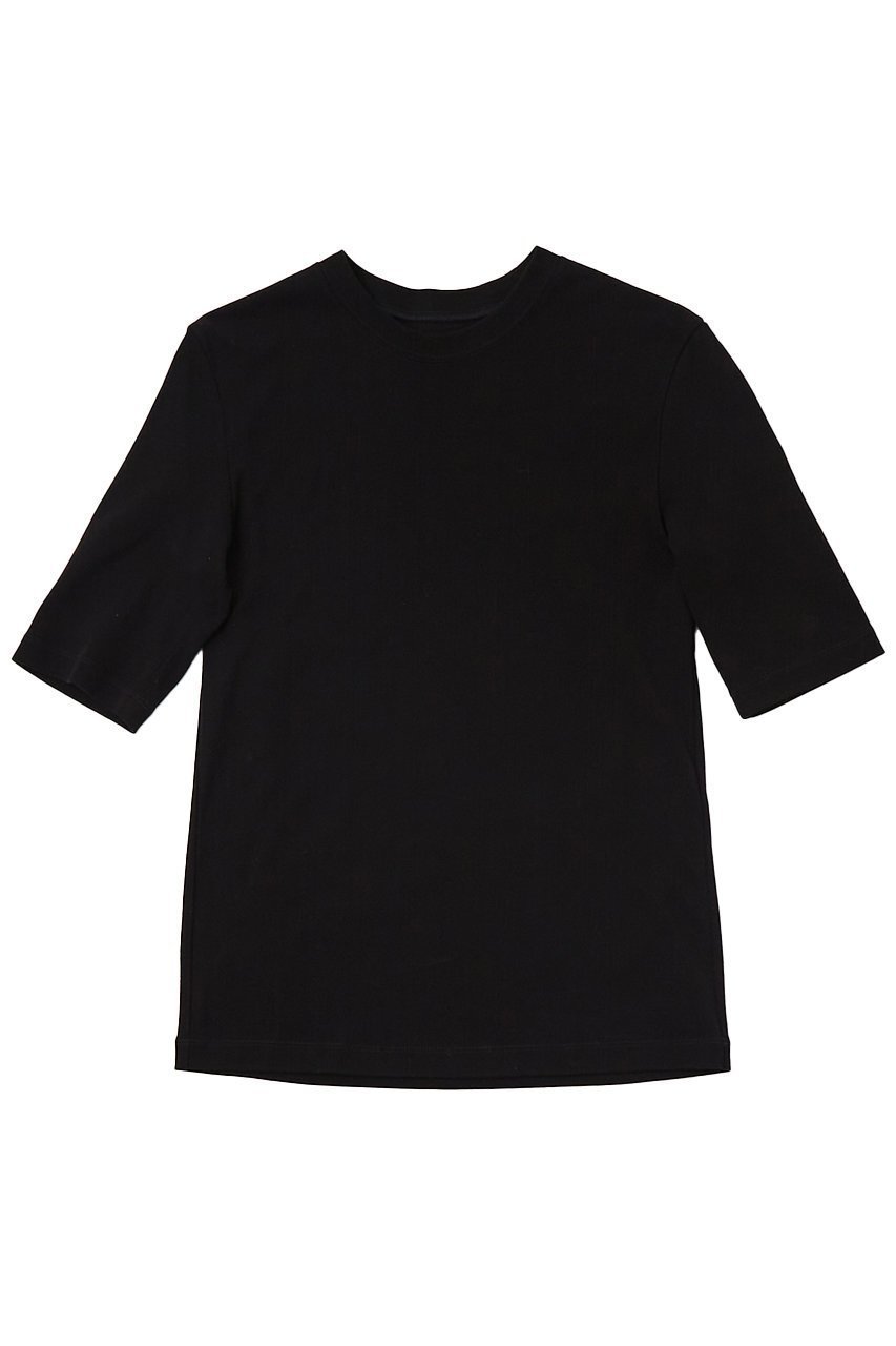 【ザ ストア バイ シー/THE STORE by C】のエレガントTee インテリア・キッズ・メンズ・レディースファッション・服の通販 founy(ファニー) 　ファッション　Fashion　レディースファッション　Fashion for Women　トップス・カットソー　Cut & Sew Tops　シャツ・ブラウス・オフィスカジュアル　Elegant Blouses & Button-Ups　ロングTシャツ・Tシャツ　Longline T-Shirts & Tees　カットソー・ベーシックTシャツ　Cut-and-Sewn Tops / Stretch Tees & Basics　おすすめ　Recommended / Our Picks　エレガント 上品　Elegant　ショート　Short, Short Length　スラックス　Slacks, Dress Pants　スリーブ　Sleeve, Long Sleeve / Short Sleeve　デニム　Denim, Jeans Material　ブラック|ID: prp329100004356248 ipo3291000000035756614