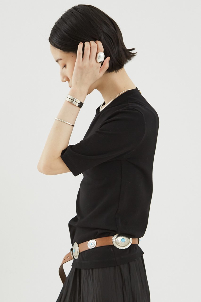 【ザ ストア バイ シー/THE STORE by C】のエレガントTee 人気、トレンドファッション・服の通販 founy(ファニー) 　ファッション　Fashion　レディースファッション　Fashion for Women　トップス・カットソー　Cut & Sew Tops　シャツ・ブラウス・オフィスカジュアル　Elegant Blouses & Button-Ups　ロングTシャツ・Tシャツ　Longline T-Shirts & Tees　カットソー・ベーシックTシャツ　Cut-and-Sewn Tops / Stretch Tees & Basics　おすすめ　Recommended / Our Picks　エレガント 上品　Elegant　ショート　Short, Short Length　スラックス　Slacks, Dress Pants　スリーブ　Sleeve, Long Sleeve / Short Sleeve　デニム　Denim, Jeans Material　other-2|ID: prp329100004356248 ipo3291000000035756615