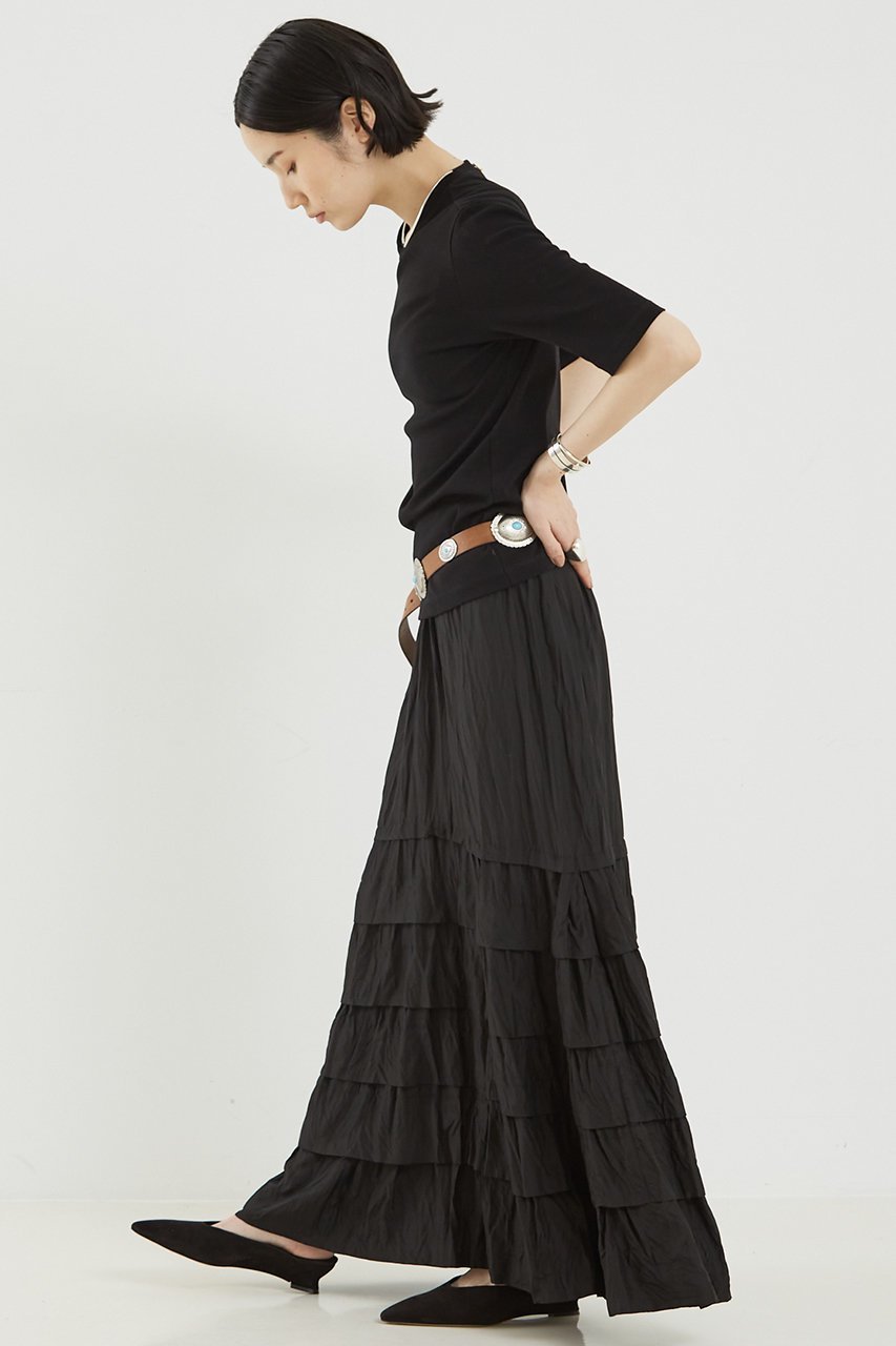 【ザ ストア バイ シー/THE STORE by C】のエレガントTee 人気、トレンドファッション・服の通販 founy(ファニー) 　ファッション　Fashion　レディースファッション　Fashion for Women　トップス・カットソー　Cut & Sew Tops　シャツ・ブラウス・オフィスカジュアル　Elegant Blouses & Button-Ups　ロングTシャツ・Tシャツ　Longline T-Shirts & Tees　カットソー・ベーシックTシャツ　Cut-and-Sewn Tops / Stretch Tees & Basics　おすすめ　Recommended / Our Picks　エレガント 上品　Elegant　ショート　Short, Short Length　スラックス　Slacks, Dress Pants　スリーブ　Sleeve, Long Sleeve / Short Sleeve　デニム　Denim, Jeans Material　other-5|ID: prp329100004356248 ipo3291000000035756618