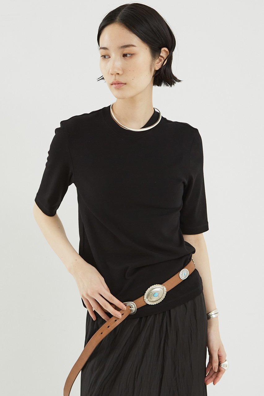 【ザ ストア バイ シー/THE STORE by C】のエレガントTee 人気、トレンドファッション・服の通販 founy(ファニー) 　ファッション　Fashion　レディースファッション　Fashion for Women　トップス・カットソー　Cut & Sew Tops　シャツ・ブラウス・オフィスカジュアル　Elegant Blouses & Button-Ups　ロングTシャツ・Tシャツ　Longline T-Shirts & Tees　カットソー・ベーシックTシャツ　Cut-and-Sewn Tops / Stretch Tees & Basics　おすすめ　Recommended / Our Picks　エレガント 上品　Elegant　ショート　Short, Short Length　スラックス　Slacks, Dress Pants　スリーブ　Sleeve, Long Sleeve / Short Sleeve　デニム　Denim, Jeans Material　other-7|ID: prp329100004356248 ipo3291000000035756620