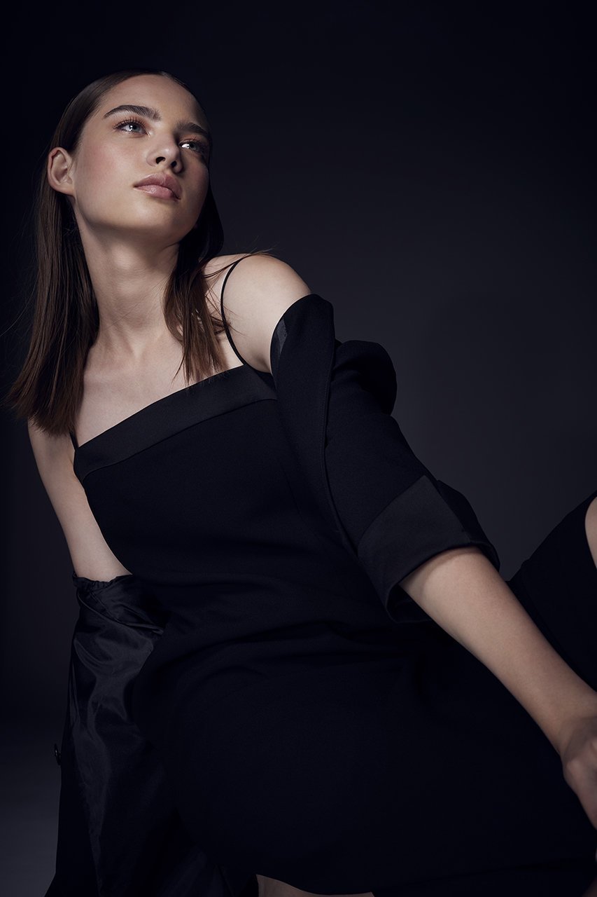 【ボーダーズ アット バルコニー/BORDERS at BALCONY】のリトルブラックドレス 人気、トレンドファッション・服の通販 founy(ファニー) 　ファッション　Fashion　レディースファッション　Fashion for Women　ワンピース　Dresses　フォーマル・パーティードレス・結婚式用ドレス　Elegant & Casual Dresses　チュニック　Tunic Tops & Dresses　カーディガン　Cardigan, Knitwear　シンプル　Simple, Minimal　ジャケット　Jacket, Outerwear　スリット　Slit, Slit Detail　チュニック　Tunic, Long Top　ラップ　Wrap, Wrap Design　other-7|ID: prp329100004357071 ipo3291000000032880817