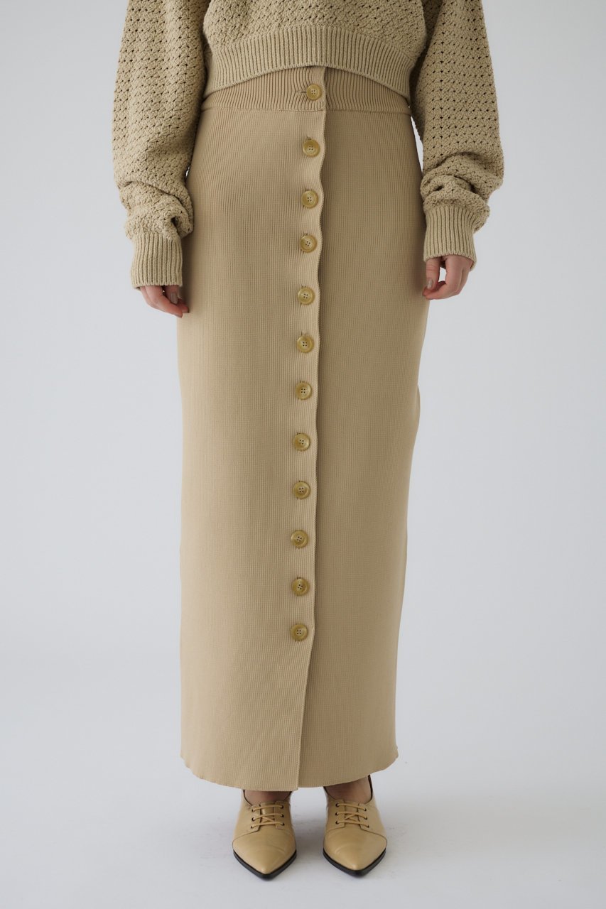 【リムアーク/RIM.ARK】のHigh stretch I line SK/スカート インテリア・キッズ・メンズ・レディースファッション・服の通販 founy(ファニー) 　ファッション　Fashion　レディースファッション　Fashion for Women　スカート　Skirts　ロングスカート　Long Skirts / Maxi & Midi Skirts　マーブル　Marble, Marble Pattern　ロング　Long, Long-Length　ベージュ|ID: prp329100004357074 ipo3291000000035813076