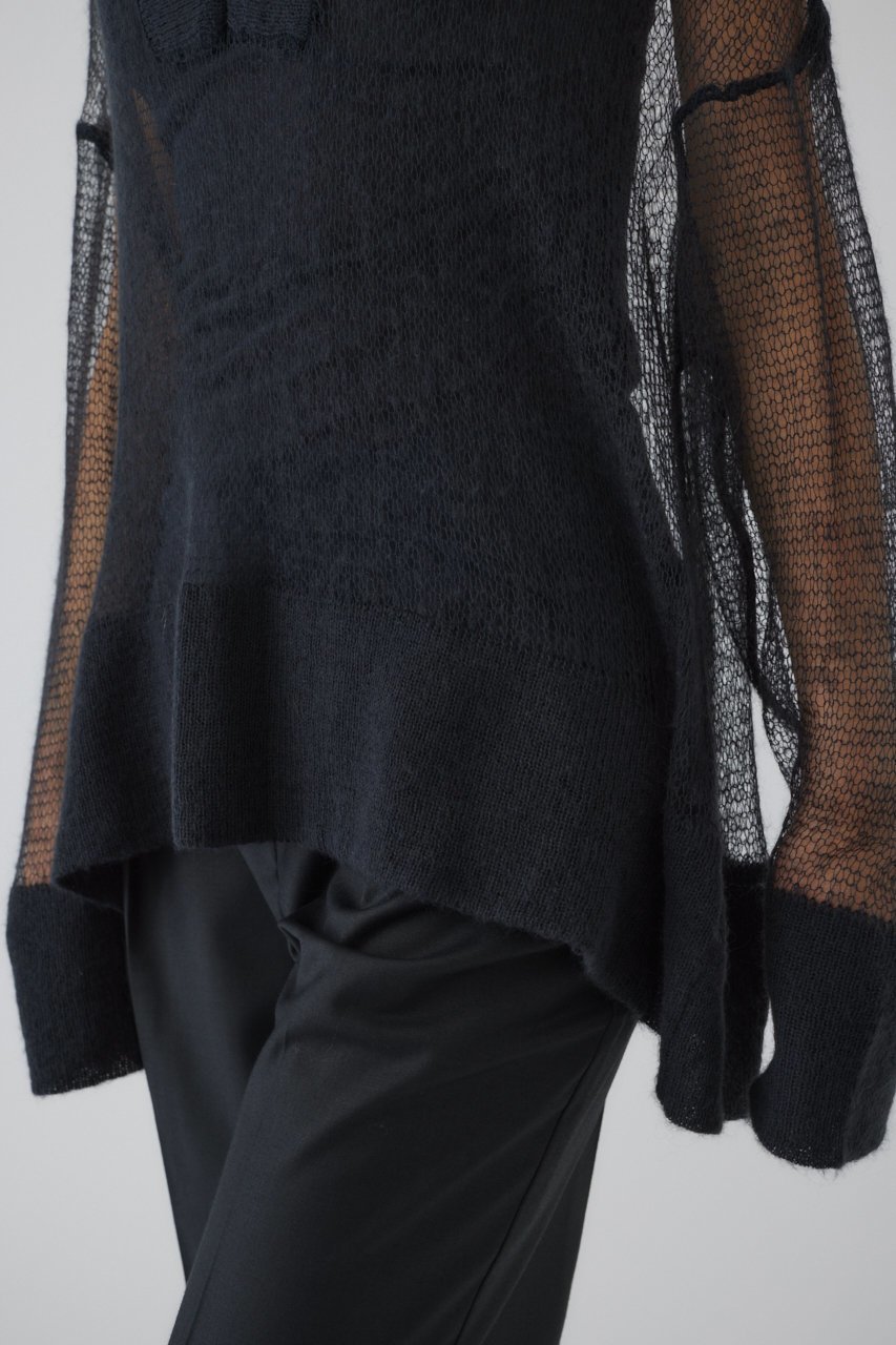 【リムアーク/RIM.ARK】のLow gauge mohair mix knit/ニット 人気、トレンドファッション・服の通販 founy(ファニー) 　ファッション　Fashion　レディースファッション　WOMEN　トップス・カットソー　Tops/Tshirt　ニット　Knit Tops　プルオーバー　Pullover　インナー　Inner　シアー　Sheer　フィット　Fit　ベスト　Vest　モヘア　Mohair　リラックス　Relax　other-8|ID: prp329100004357076 ipo3291000000031344669
