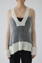 【リムアーク/RIM.ARK】のLow gauge mohair mix knit/ニット ホワイト|ID: prp329100004357076 ipo3291000000032694062