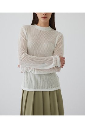 【リムアーク/RIM.ARK】 【2/5 10:00販売開始】Surface feel L/S tops/トップス人気、トレンドファッション・服の通販 founy(ファニー) ファッション Fashion レディースファッション WOMEN トップス・カットソー Tops/Tshirt シャツ/ブラウス Shirts/Blouses ロング / Tシャツ T-Shirts カットソー Cut and Sewn 2025年 2025 2025春夏・S/S Ss,Spring/Summer,2025 インナー Inner シアー Sheer シンプル Simple スリーブ Sleeve ロング Long 夏 Summer 春 Spring S/S・春夏 Ss・Spring/Summer |ID:prp329100004357077