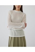 【リムアーク/RIM.ARK】の【2/5 10:00販売開始】Surface feel L/S tops/トップス 人気、トレンドファッション・服の通販 founy(ファニー) ファッション Fashion レディースファッション WOMEN トップス・カットソー Tops/Tshirt シャツ/ブラウス Shirts/Blouses ロング / Tシャツ T-Shirts カットソー Cut and Sewn 2025年 2025 2025春夏・S/S Ss,Spring/Summer,2025 インナー Inner シアー Sheer シンプル Simple スリーブ Sleeve ロング Long 夏 Summer 春 Spring S/S・春夏 Ss・Spring/Summer thumbnail ホワイト|ID: prp329100004357077 ipo3291000000030449314