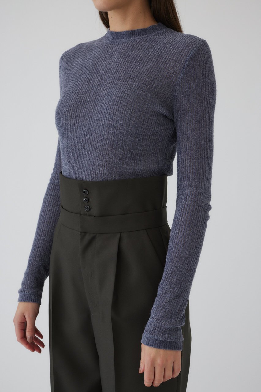 【リムアーク/RIM.ARK】のSurface feel L/S tops/トップス 人気、トレンドファッション・服の通販 founy(ファニー) 　ファッション　Fashion　レディースファッション　Fashion for Women　トップス・カットソー　Cut & Sew Tops　シャツ・ブラウス・オフィスカジュアル　Elegant Blouses & Button-Ups　ロングTシャツ・Tシャツ　Longline T-Shirts & Tees　カットソー・ベーシックTシャツ　Cut-and-Sewn Tops / Stretch Tees & Basics　インナー　Innerwear　シアー　Sheer, See-Through　シンプル　Simple, Minimal　スリーブ　Sleeve, Long Sleeve / Short Sleeve　ロング　Long, Long-Length　other-5|ID: prp329100004357077 ipo3291000000032888844