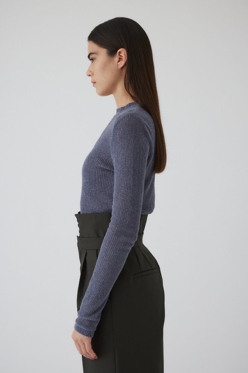 【リムアーク/RIM.ARK】のSurface feel L/S tops/トップス 人気、トレンドファッション・服の通販 founy(ファニー) 　ファッション　Fashion　レディースファッション　Fashion for Women　トップス・カットソー　Cut & Sew Tops　シャツ・ブラウス・オフィスカジュアル　Elegant Blouses & Button-Ups　ロングTシャツ・Tシャツ　Longline T-Shirts & Tees　カットソー・ベーシックTシャツ　Cut-and-Sewn Tops / Stretch Tees & Basics　インナー　Innerwear　シアー　Sheer, See-Through　シンプル　Simple, Minimal　スリーブ　Sleeve, Long Sleeve / Short Sleeve　ロング　Long, Long-Length　other-6|ID: prp329100004357077 ipo3291000000032888849