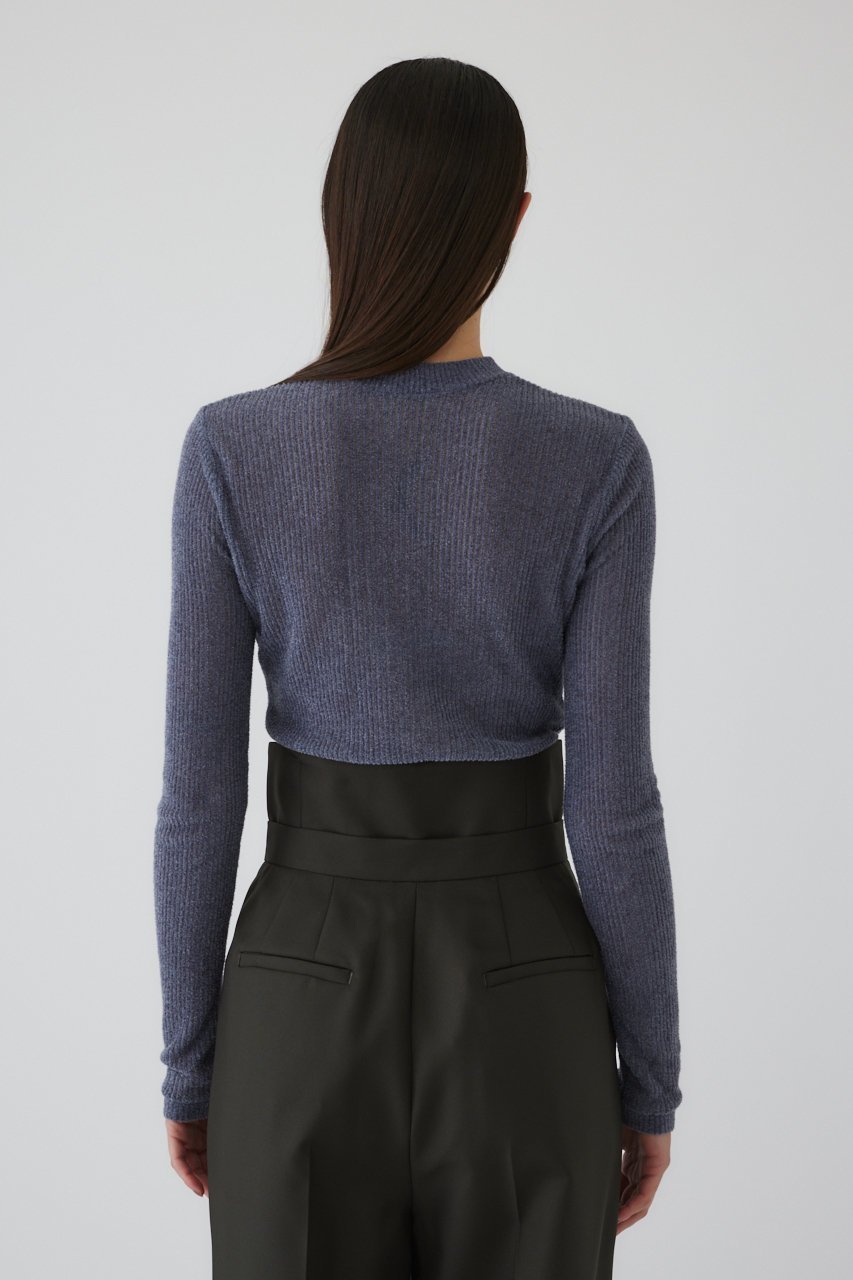 【リムアーク/RIM.ARK】のSurface feel L/S tops/トップス 人気、トレンドファッション・服の通販 founy(ファニー) 　ファッション　Fashion　レディースファッション　Fashion for Women　トップス・カットソー　Cut & Sew Tops　シャツ・ブラウス・オフィスカジュアル　Elegant Blouses & Button-Ups　ロングTシャツ・Tシャツ　Longline T-Shirts & Tees　カットソー・ベーシックTシャツ　Cut-and-Sewn Tops / Stretch Tees & Basics　インナー　Innerwear　シアー　Sheer, See-Through　シンプル　Simple, Minimal　スリーブ　Sleeve, Long Sleeve / Short Sleeve　ロング　Long, Long-Length　other-7|ID: prp329100004357077 ipo3291000000032888853