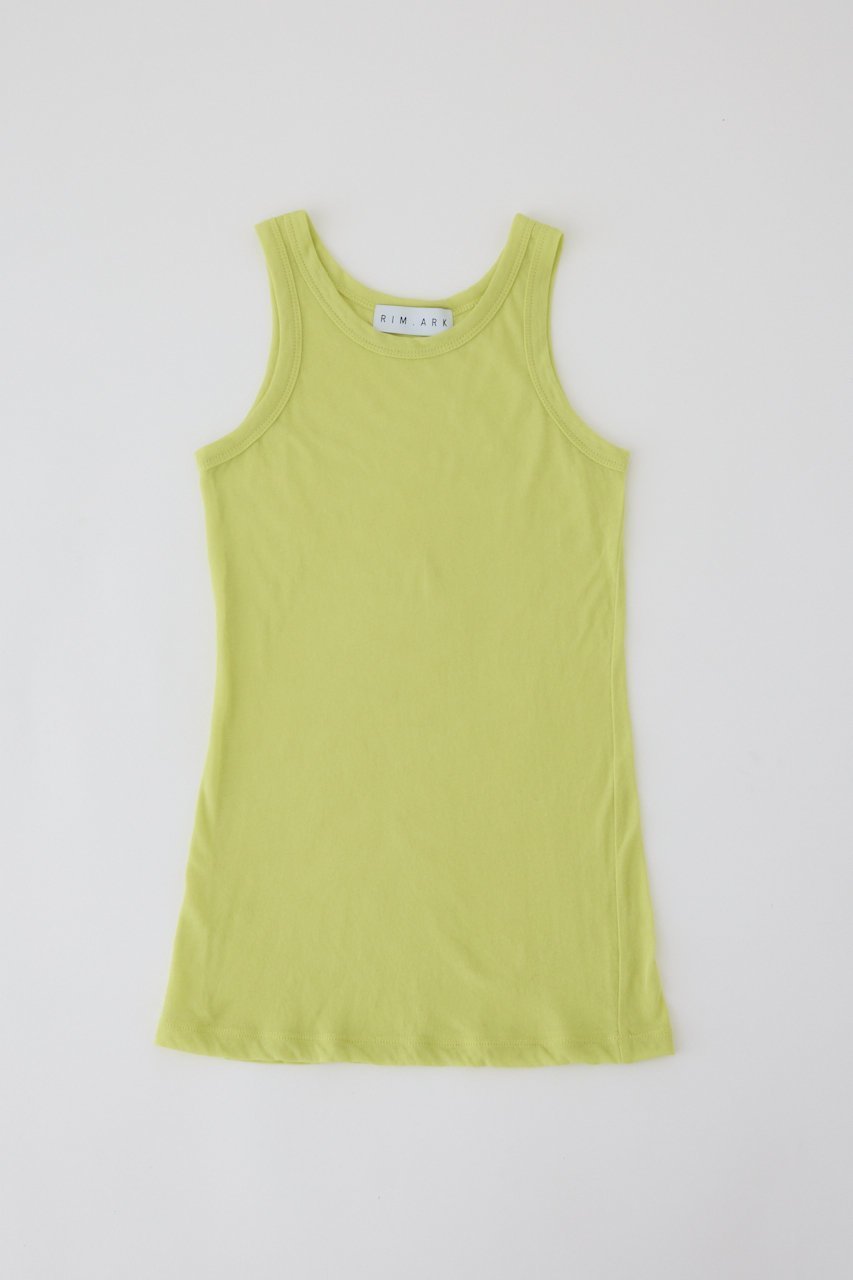 【リムアーク/RIM.ARK】のGauze tank/ガーゼタンク インテリア・キッズ・メンズ・レディースファッション・服の通販 founy(ファニー) 　ファッション　Fashion　レディースファッション　Ladies' Fashion Online　トップス・カットソー　Tops/Tshirt　キャミソール / ノースリーブ　No Sleeves　シャツ/ブラウス　Shirts/Blouses　ロング / Tシャツ　T-Shirts　カットソー　Cut and Sewn　キャミソール　Camisole　シアー　Sheer　タンク　Tank　再入荷　Restock/Back In Stock/Re Arrival　ライム|ID: prp329100004357078 ipo3291000000032376616