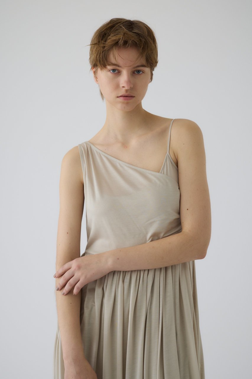 【リムアーク/RIM.ARK】のDrape thin gather cami/キャミソール 人気、トレンドファッション・服の通販 founy(ファニー) ファッション Fashion レディースファッション Fashion for Women トップス・カットソー Cut & Sew Tops キャミソール&ノースリーブ Camisoles & Sleeveless Tops シャツ・ブラウス・オフィスカジュアル Elegant Blouses & Button-Ups ロングTシャツ・Tシャツ Longline T-Shirts & Tees カットソー・ベーシックTシャツ Cut-and-Sewn Tops / Stretch Tees & Basics おすすめ Recommended / Our Picks アシンメトリー Asymmetrical Style キャミソール Camisole, Spaghetti Strap Top ギャザー Gathered, Ruffled タンク Tank Top, Sleeveless Top チュニック Tunic, Long Top ドレープ Drape, Draping Fabric other-2|ID: prp329100004357079 ipo3291000000032888873