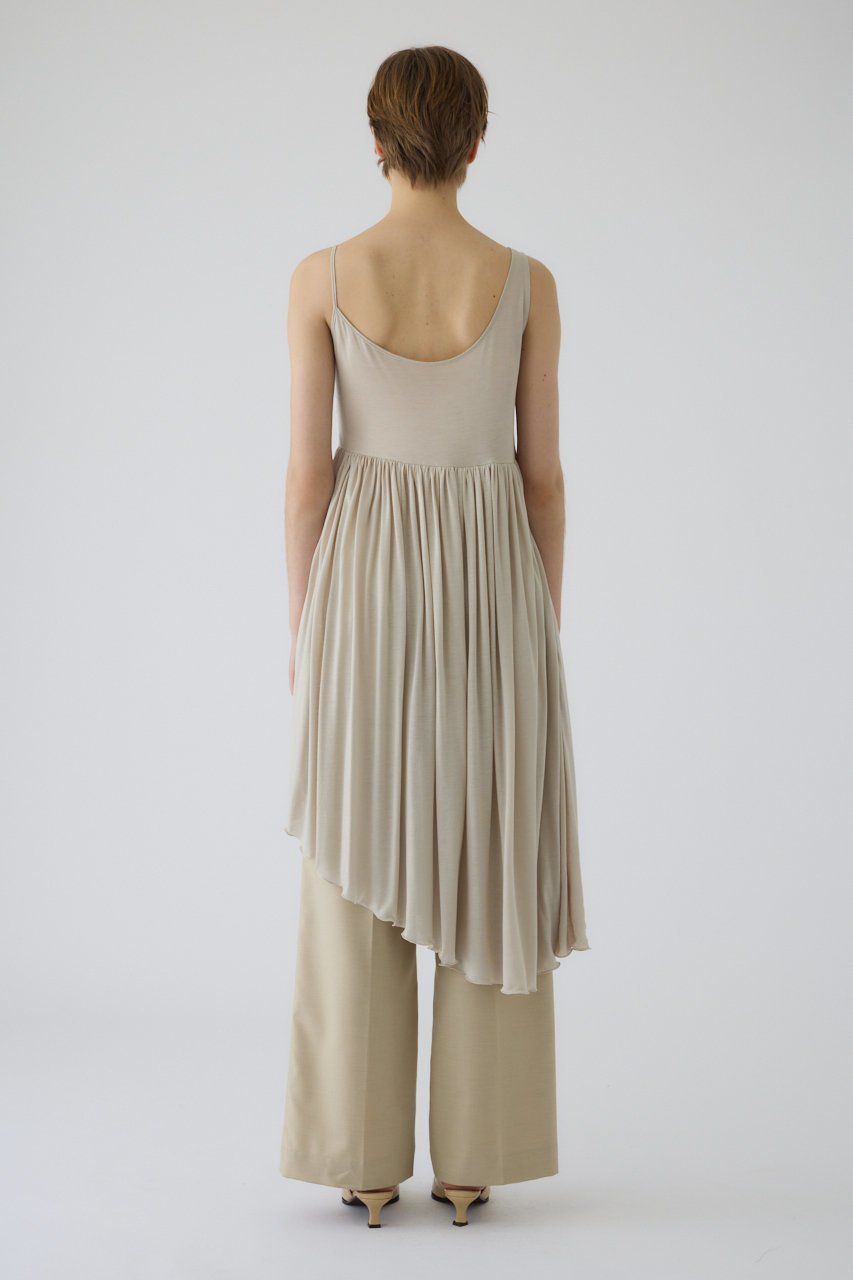 【リムアーク/RIM.ARK】のDrape thin gather cami/キャミソール 人気、トレンドファッション・服の通販 founy(ファニー) ファッション Fashion レディースファッション Fashion for Women トップス・カットソー Cut & Sew Tops キャミソール&ノースリーブ Camisoles & Sleeveless Tops シャツ・ブラウス・オフィスカジュアル Elegant Blouses & Button-Ups ロングTシャツ・Tシャツ Longline T-Shirts & Tees カットソー・ベーシックTシャツ Cut-and-Sewn Tops / Stretch Tees & Basics おすすめ Recommended / Our Picks アシンメトリー Asymmetrical Style キャミソール Camisole, Spaghetti Strap Top ギャザー Gathered, Ruffled タンク Tank Top, Sleeveless Top チュニック Tunic, Long Top ドレープ Drape, Draping Fabric other-4|ID: prp329100004357079 ipo3291000000032888880