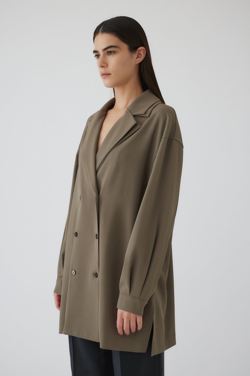 【リムアーク/RIM.ARK】のDouble collar SH JK/シャツジャケット 人気、トレンドファッション・服の通販 founy(ファニー) 　ファッション　Fashion　レディースファッション　Fashion for Women　アウター　Coat / Outerwear Collection　レディースジャケット・軽アウター　Jackets　ジャケット　Jacket, Outerwear　ダブル　Double, Double-Breasted　吸水　Absorbent, Quick-Dry　other-7|ID: prp329100004357080 ipo3291000000032931564