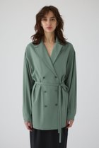 【リムアーク/RIM.ARK】のDouble collar SH JK/シャツジャケット ライトグリーン|ID: prp329100004357080 ipo3291000000036223097