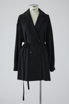 【リムアーク/RIM.ARK】のDouble collar SH JK/シャツジャケット ブラック|ID: prp329100004357080 ipo3291000000036797265