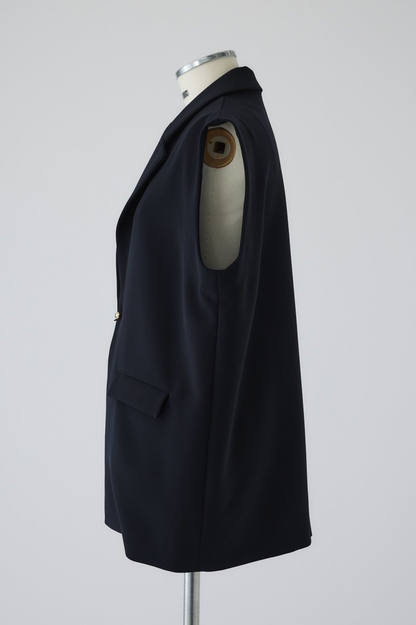 【リムアーク/RIM.ARK】のBrass drum button vest JK/ジャケット 人気、トレンドファッション・服の通販 founy(ファニー) 　ファッション　Fashion　レディースファッション　Fashion for Women　アウター　Coat / Outerwear Collection　レディースジャケット・軽アウター　Jackets　アクセサリー　Fashion Accessories　ジャケット　Jacket, Outerwear　ダブル　Double, Double-Breasted　モダン　Modern, Contemporary　ロング　Long, Long-Length　other-6|ID: prp329100004357082 ipo3291000000032931646