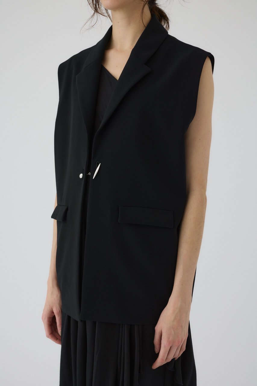 【リムアーク/RIM.ARK】のBrass drum button vest JK/ジャケット 人気、トレンドファッション・服の通販 founy(ファニー) 　ファッション　Fashion　レディースファッション　Fashion for Women　アウター　Coat / Outerwear Collection　レディースジャケット・軽アウター　Jackets　アクセサリー　Fashion Accessories　ジャケット　Jacket, Outerwear　ダブル　Double, Double-Breasted　モダン　Modern, Contemporary　ロング　Long, Long-Length　other-2|ID: prp329100004357082 ipo3291000000035654518