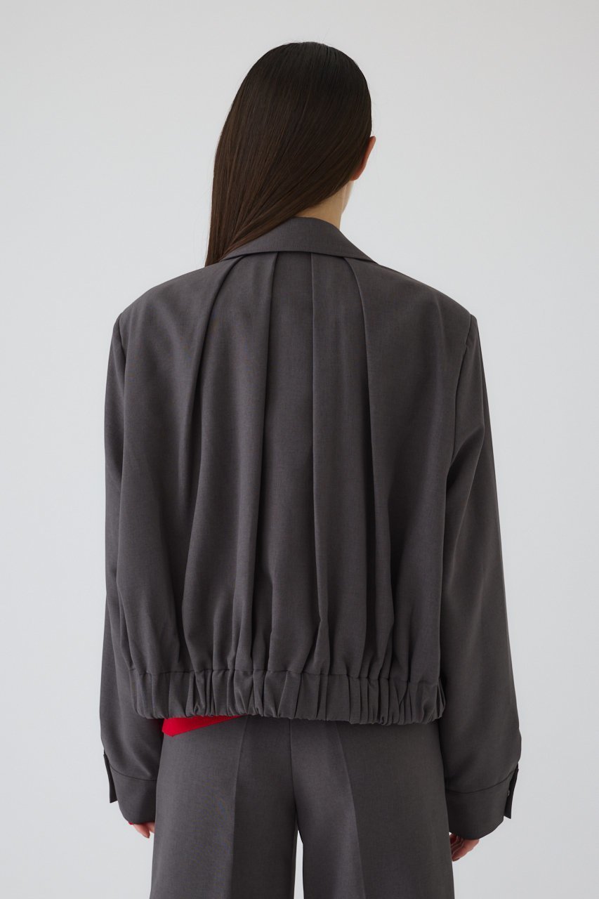 【リムアーク/RIM.ARK】のBack tuck box BZ/ブルゾン 人気、トレンドファッション・服の通販 founy(ファニー) 　ファッション　Fashion　レディースファッション　WOMEN　アウター　Coat Outerwear　ジャケット　Jackets　ブルゾン　Blouson/Jackets　ジャケット　Jacket　セットアップ　Set Up　ツイル　Twill　バランス　Balance　ブルゾン　Blouson　other-3|ID: prp329100004357083 ipo3291000000031344754