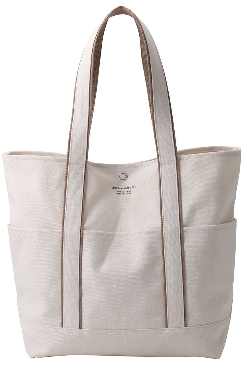 【ユニバーサルプロダクツ/UNIVERSAL PRODUCTS / MEN】の【MEN】TOTE BAG/バッグ インテリア・キッズ・メンズ・レディースファッション・服の通販 founy(ファニー) 　ファッション　Fashion　メンズファッション　Fashion for Men　バッグ　Bags　トートバッグ / 通勤・大容量バッグ　Tote Bags　シンプル　Simple, Minimal　ポケット　Pocket, Pocket Detail　定番　Standard, Basic Item　ECRU|ID: prp329100004357086 ipo3291000000032785169