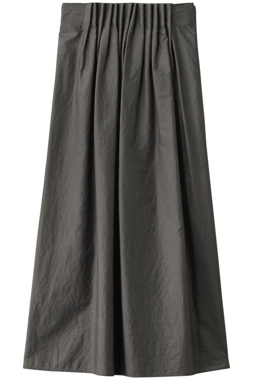 【エイトン/ATON】のWASHER NYLON タック スカート 人気、トレンドファッション・服の通販 founy(ファニー) 　ファッション　Fashion　レディースファッション　Fashion for Women　スカート　Skirts　ロングスカート　Long Skirts / Maxi & Midi Skirts　おすすめ　Recommended / Our Picks　ストレート　Straight, Straight Cut　ドレープ　Drape, Draping Fabric　ロング　Long, Long-Length　 other-1|ID: prp329100004357094 ipo3291000000032826124