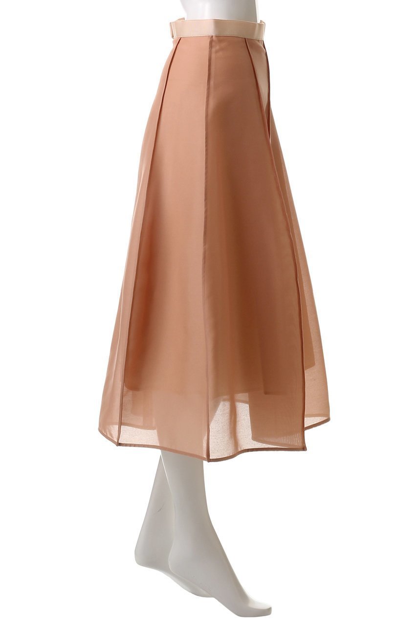 【デザイン ワークス/DESIGN WORKS】のオーガンジーフレアスカート 人気、トレンドファッション・服の通販 founy(ファニー) 　ファッション　Fashion　レディースファッション　Fashion for Women　スカート　Skirts　Aライン・フレアスカート　A-Line & Flared Skirts　ロングスカート　Long Skirts / Maxi & Midi Skirts　オーガンジー　Organza Fabric　シアー　Sheer, See-Through　バランス　Balance, Style Balance　ロング　Long, Long-Length　人気　Popular, Best Seller　other-3|ID: prp329100004357108 ipo3291000000032847663