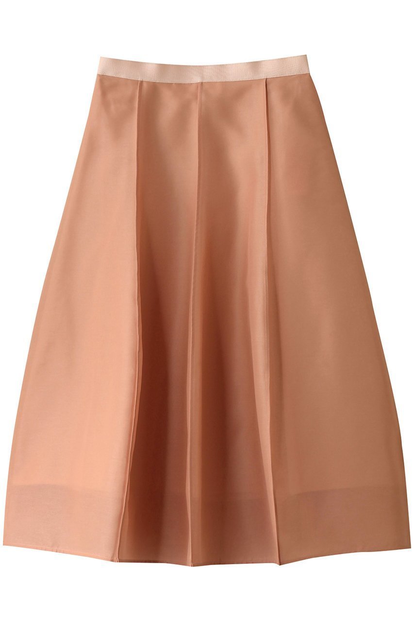 【デザイン ワークス/DESIGN WORKS】のオーガンジーフレアスカート インテリア・キッズ・メンズ・レディースファッション・服の通販 founy(ファニー) ファッション Fashion レディースファッション Fashion for Women スカート Skirts Aライン・フレアスカート A-Line & Flared Skirts ロングスカート Long Skirts / Maxi & Midi Skirts オーガンジー Organza Fabric シアー Sheer, See-Through バランス Balance, Style Balance ロング Long, Long-Length 人気 Popular, Best Seller オレンジ|ID: prp329100004357108 ipo3291000000034958201