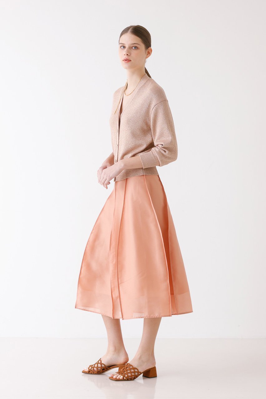 【デザイン ワークス/DESIGN WORKS】のオーガンジーフレアスカート 人気、トレンドファッション・服の通販 founy(ファニー) ファッション Fashion レディースファッション Fashion for Women スカート Skirts Aライン・フレアスカート A-Line & Flared Skirts ロングスカート Long Skirts / Maxi & Midi Skirts オーガンジー Organza Fabric シアー Sheer, See-Through バランス Balance, Style Balance ロング Long, Long-Length 人気 Popular, Best Seller other-7|ID: prp329100004357108 ipo3291000000034958207