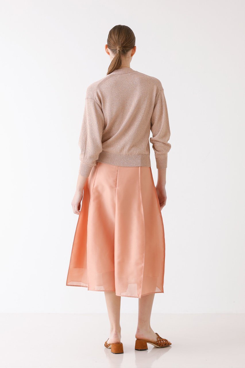 【デザイン ワークス/DESIGN WORKS】のオーガンジーフレアスカート 人気、トレンドファッション・服の通販 founy(ファニー) ファッション Fashion レディースファッション Fashion for Women スカート Skirts Aライン・フレアスカート A-Line & Flared Skirts ロングスカート Long Skirts / Maxi & Midi Skirts オーガンジー Organza Fabric シアー Sheer, See-Through バランス Balance, Style Balance ロング Long, Long-Length 人気 Popular, Best Seller other-8|ID: prp329100004357108 ipo3291000000034958208