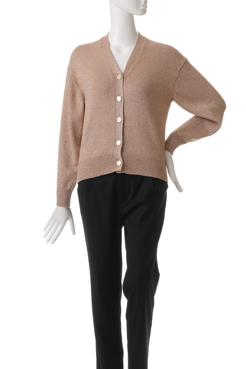 【デザイン ワークス/DESIGN WORKS】のグリッターショートカーディガン 人気、トレンドファッション・服の通販 founy(ファニー) 　ファッション　Fashion　レディースファッション　Fashion for Women　トップス・カットソー　Cut & Sew Tops　ニット　Knit Tops & Sweaters　カーディガン・羽織り　Layered Style Cardigans　カーディガン　Cardigan, Knitwear　コンパクト　Compact, Small Size　ショート　Short, Short Length　エレガント 上品　Elegant　羽織　Haori, Light Jacket　other-2|ID: prp329100004357109 ipo3291000000034957257